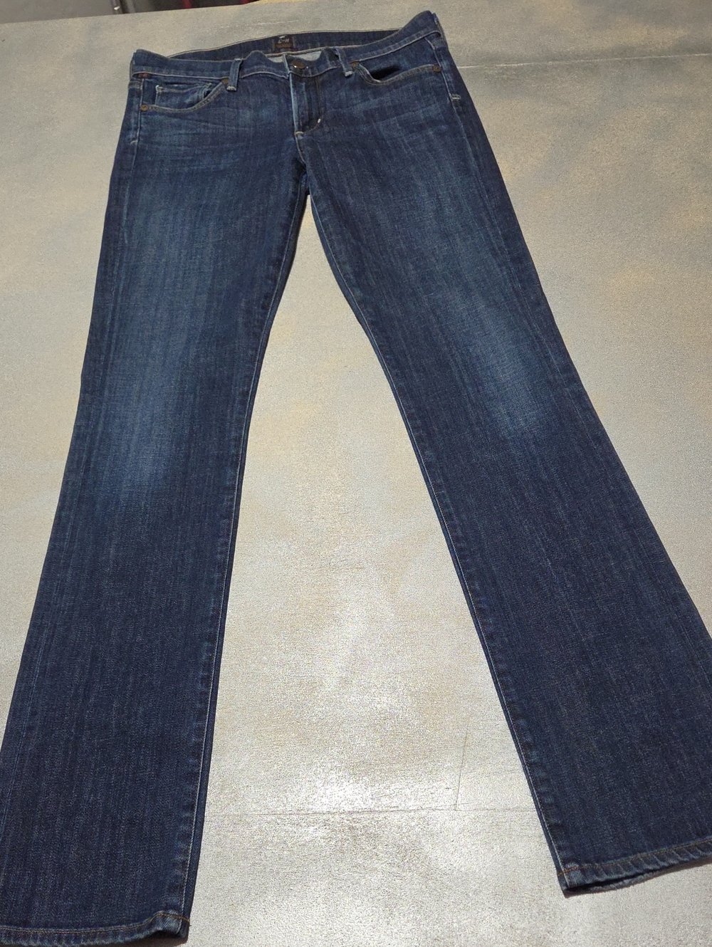 Citizens Of Humanity Dark Blue Straight Leg Jeans TALL. 32/33 INSEAM